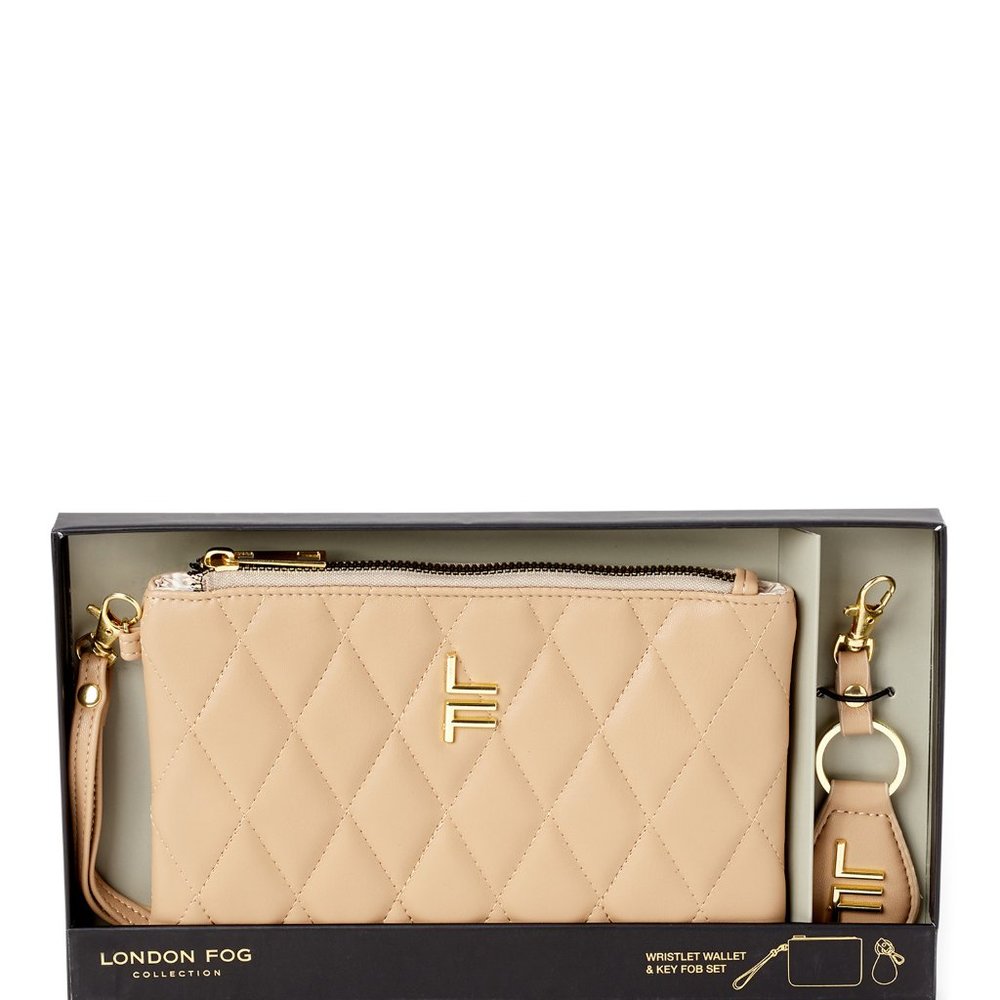 London Fog Wristlet & Key Fob NWT